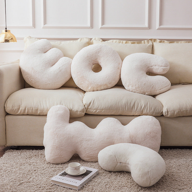 Abstract Plump Down Bedside Pillow