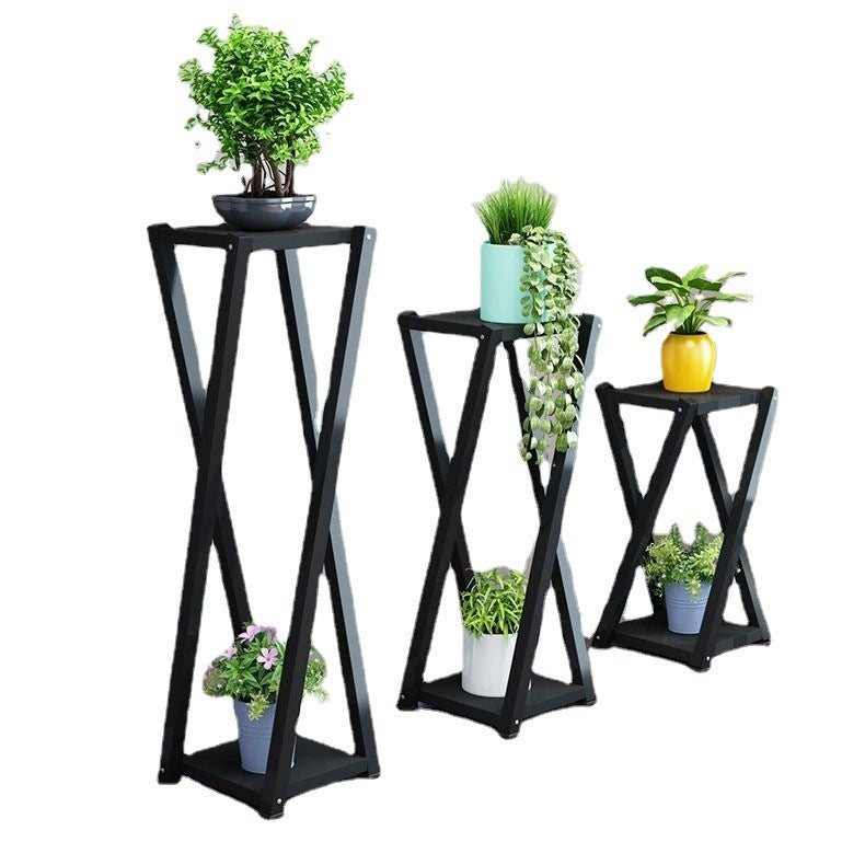 Scandinavian Living Room Balcony Multi-layer Shelves