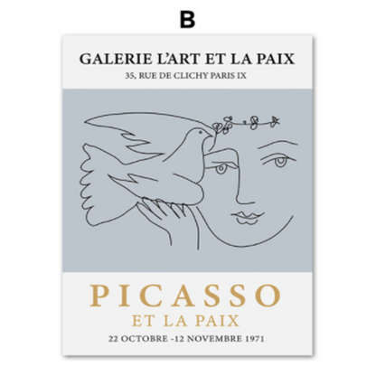 Picasso's Matisse Abstract Art On Canvas