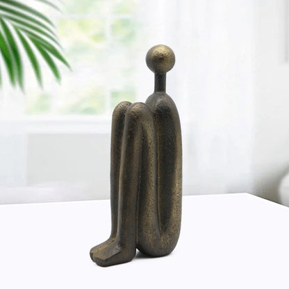 Thinker Bookstore Abstract Character Decoration