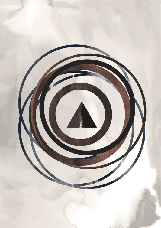 Pyramid Abstract Art