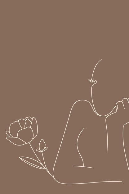 Feminine Line Art